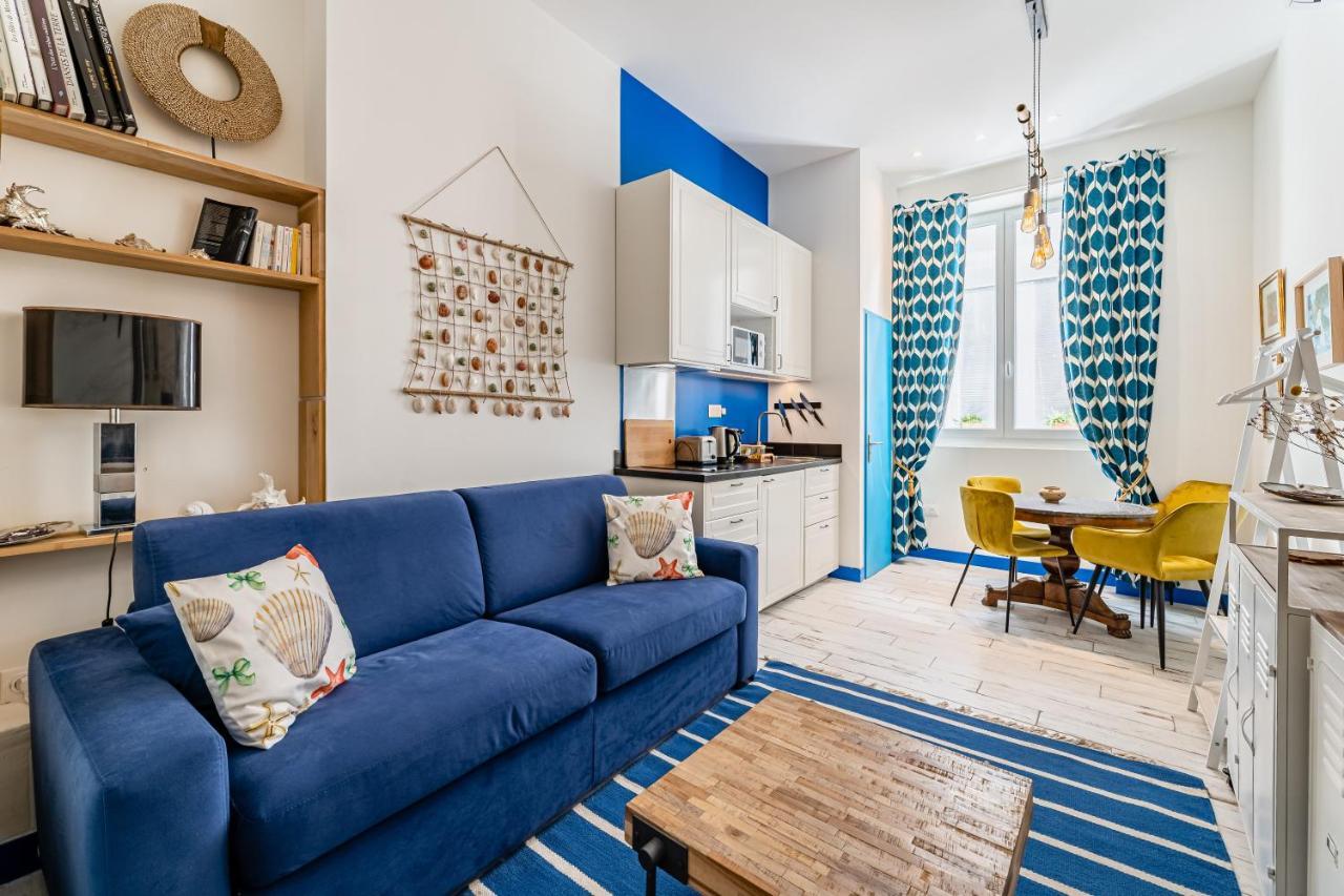 Studio Shell 26M2, 120M Vieux-Port, Clim, Wifi, Acces Autonome Avec Code Marseilles Buitenkant foto